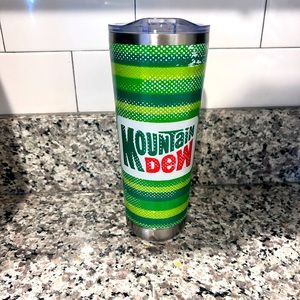 Brand New Mountain Dew Tumbler with Lid